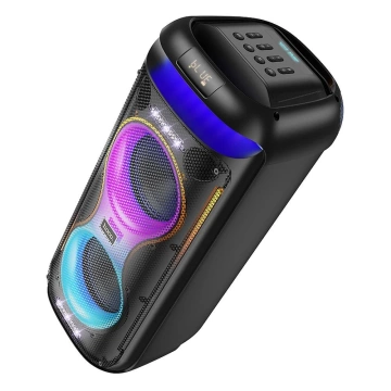 HOCO HA13 Pro karaoke set 60W, RGB LED, 2× TWS mikrofóny, BT 5.4