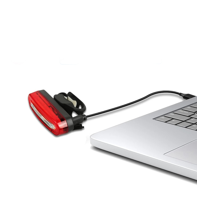 Strong LED rear bicycle lamp USB Alogy light waterproof bicycle lighting Red