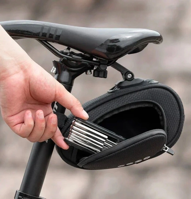 Rockbros C40 Fahrradsatteltasche Schwarz Wasserdicht