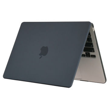 Alogy Hard Case for Apple Macbook Air 13 2022 M2 Matte Black Bag up to 15.6"