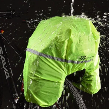 Сумка велосипедна Rockbros A6-03BK в багажник 35 л з відкладними кишенями - чорна