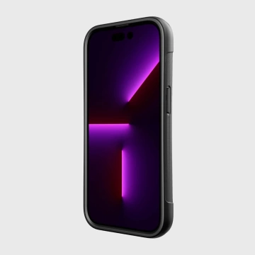 Puzdro Raptic Clutch Built Case na iPhone 14 so zadným krytom MagSafe čiernej farby