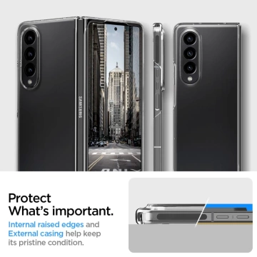 Etui pouzdro Spigen AirSkin pro Samsung Galaxy Z Fold 4 Crystal Clear