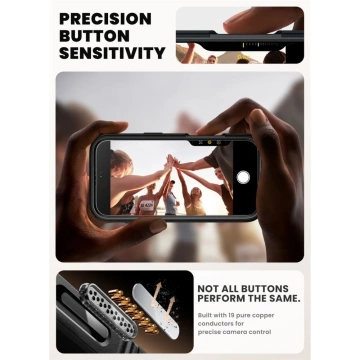Etui Supcase Ares Flip Mag MagSafe do iPhone 17 Air Black Pancerne
