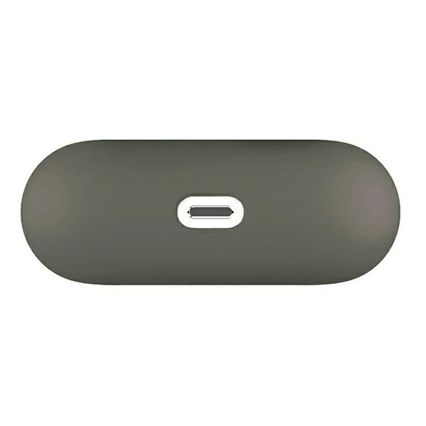 UNIQ Ochranný kryt sluchátek Lino pouzdro pro Apple AirPods Pro Silikonová šedá/šedá mechová