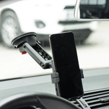 Nabíjačka do auta FORCELL F-GRIP HS4 Indukčná 15W čierna