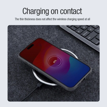 Чохол Nillkin Super Frosted Shield Pro Magnetic Case для iPhone 15 Pro - чорний
