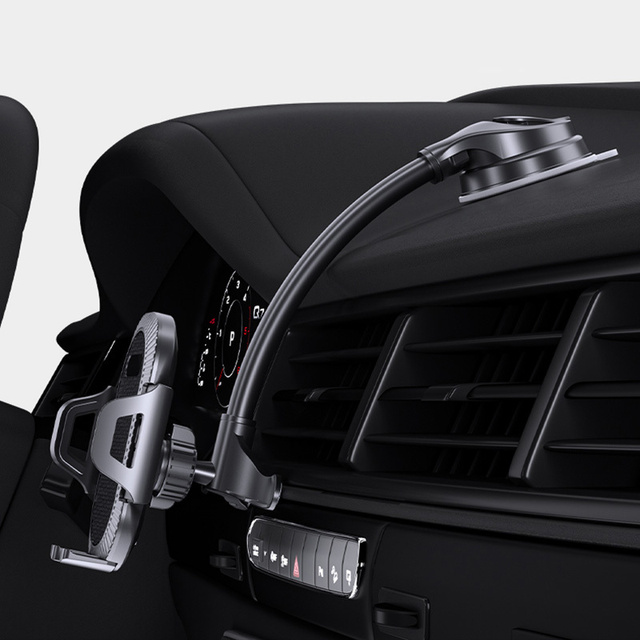 Car holder Car phone holder for the dashboard, windshield, dashboard Black