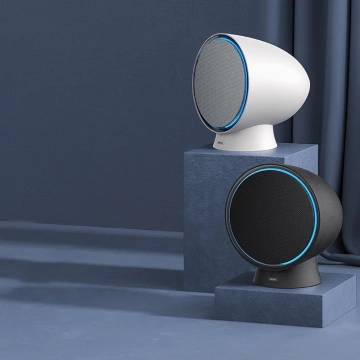 Remax Satellite Series wireless bluetooth 5.0 speaker 1200mAh white (RB-H9 mini)