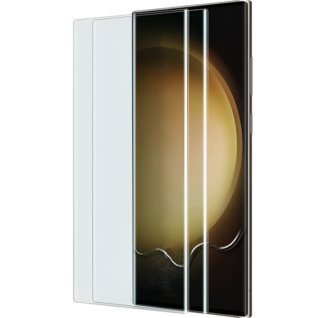 Tvrdené sklo Glastify UVTG 2-PACK pre Samsung Galaxy S23 Ultra Clear