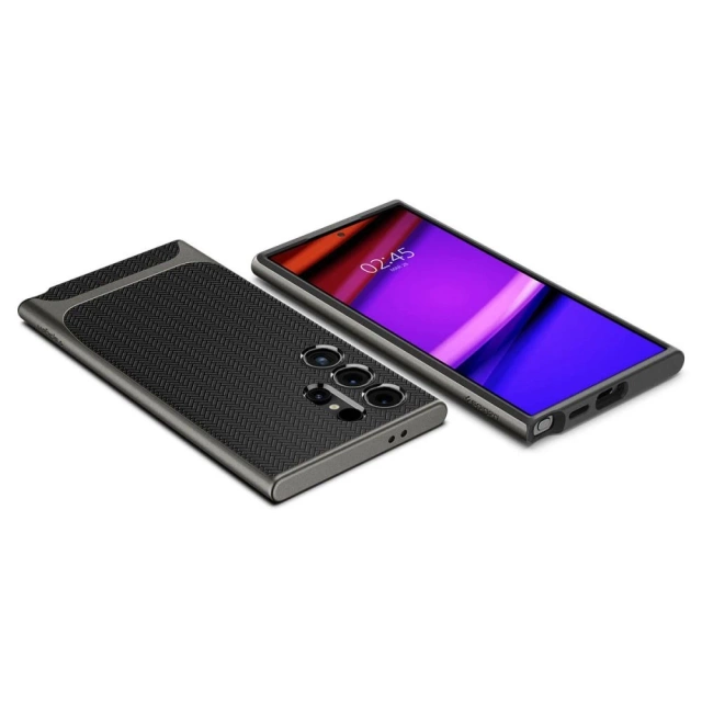 Etui Spigen Neo Hybrid pre Samsung Galaxy S24 Ultra Gunmetal