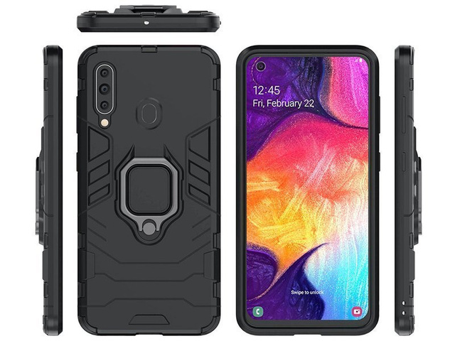 Alogy Stand Ring Armor case for Samsung Galaxy A60/M40 black
