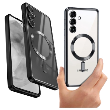 Samsung Galaxy S25 Plus Alogy LuxeShield™️ Glamour Luxury Ring Case with Camera Cover Black