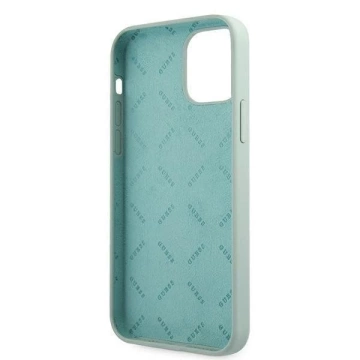 Guess GUHCP12MLSVSBF iPhone 12/12 Pro 6,1" niebieski fuksja/blue fuschia Hardcase Silicone Vintage