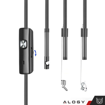 Kamera-Inspektion für Endoskopie, Micro-USB, USB-C, USB, Full HD, 5 m, 8 mm Endoskop Alogy Hard Wire