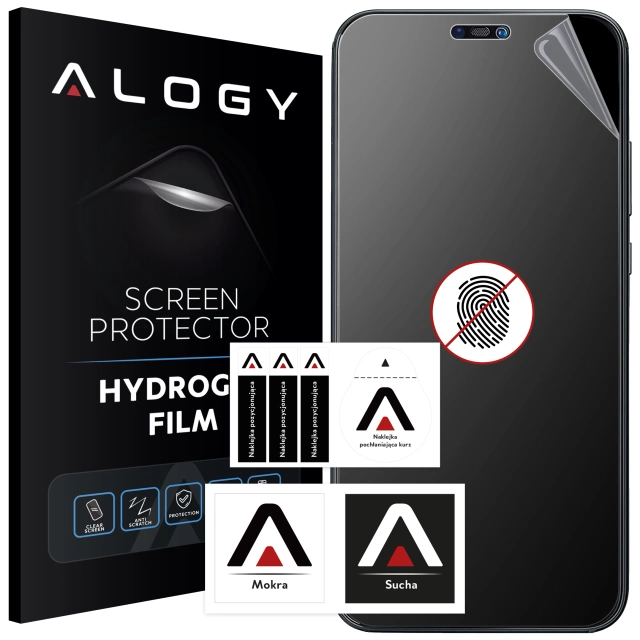 Folia "MATOWA" do Huawei P20 Lite Hydrożelowa Alogy HydroSkin Matte Pro™ na ekran do etui "BEZ ODCISKU PALCÓW"