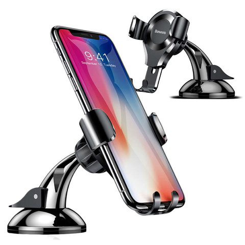 Baseus Osculum gravitational car holder for windshield or dashboard