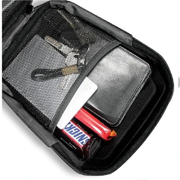 Scooter bag WILDMAN TS9 2.5L Black PU EVA handlebar bag