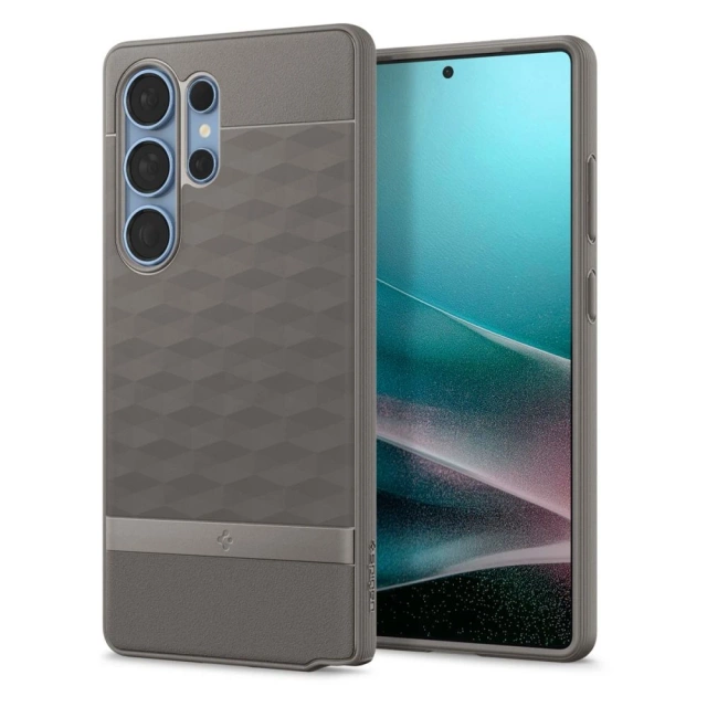 Samsung Galaxy S25 Ultra Ash Gray Spigen Parallax Mag MagSafe Case