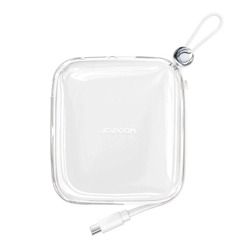 Зовнішній акумулятор Joyroom JR-L005 10000mAh Lightning USB-A Білий з кабелем