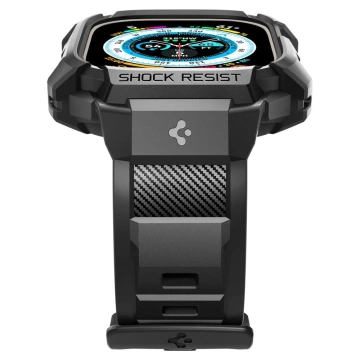 Spigen Rigged Armor "PRO" Strap with Protective Case for Apple Watch Ultra 49mm Black