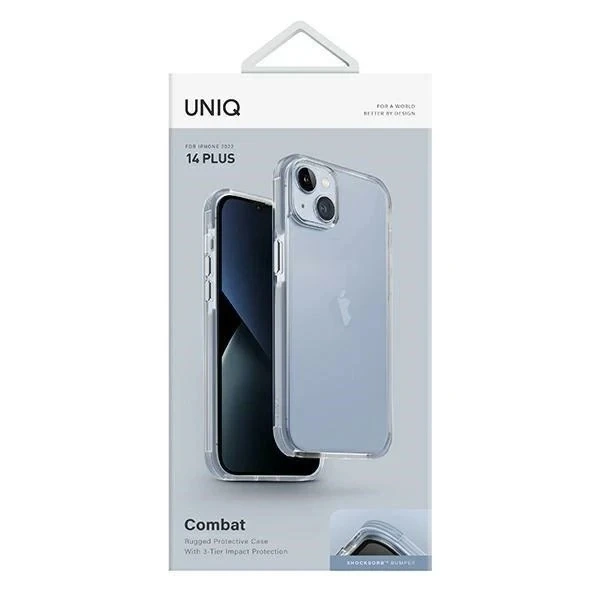 Etui UNIQ Combat для iPhone 14 Plus 6,7" niebieski/arctic blue