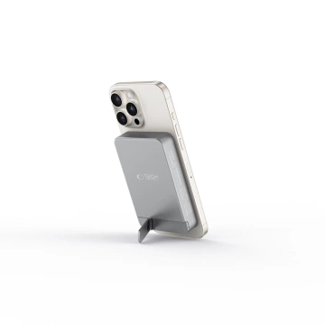 Зовнішній акумулятор MagSafe Tech-Protect PB15 10000mAh Pop-up, колір «космічний сірий»