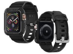 Etui Spigen Rugged Armor Pro для Apple Watch Series 4/5/6/SE 44mm / Watch 7 45mm Black