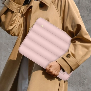 Etui Tech-Protect Puffy 13-14" Dusty Rose + Mini Pokrowiec
