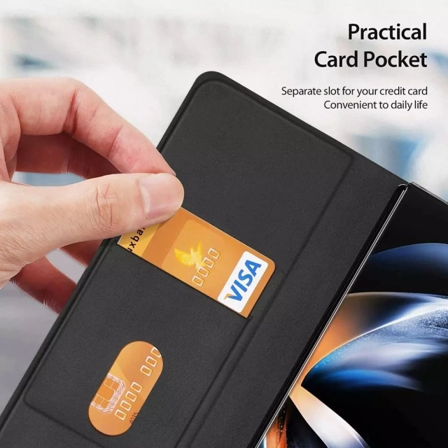 Pouzdro Dux Ducis BRIL pro Samsung Galaxy Z Fold 5 5G černé