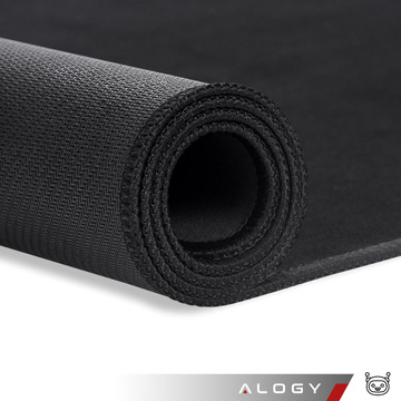 Stolní podložka pod myš a klávesnici Protiskluzová ochranná podložka XL 80x40 cm Alogy Black