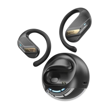 Бездротові навушники TWS Vention OpenBeat Black O12 NBUB0 Bluetooth 5.4, IPX4