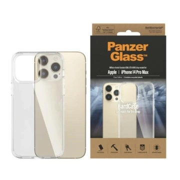 Etui PanzerGlass HardCase pro iPhone 14 Pro Max 6,7" Antibakteriální vojenská transparentní třída 0404