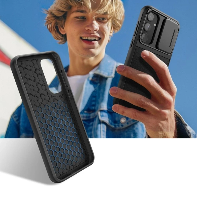 Etui Velar Cam do Samsung Galaxy A55 5G Black
