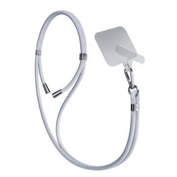 Universal smartphone strap 3mk EasyClip Grey (silver)