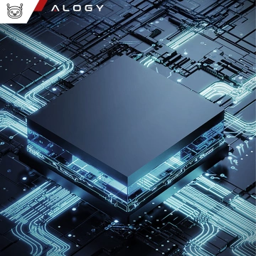 Adaptér USB-C na Ethernet Alogický adaptér LAN RJ45 GIGABIT 1000 MBPS čierny