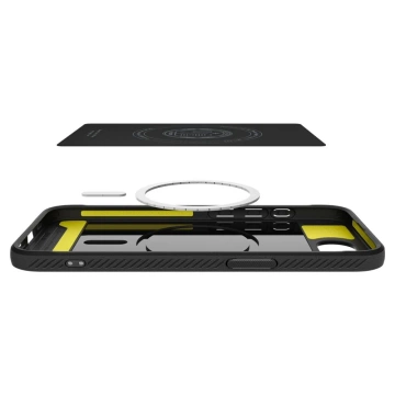Чохол для iPhone 16e Spigen Rugged Armor Mag MagSafe Matte Black