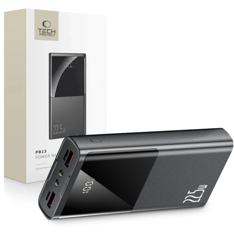 Powerbanka PB13-22,5W Powerbanka (USB-A, USB-C, Lightning) 20000 mAh Szary