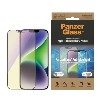 Szkło PanzerGlass Ultra-Wide Fit pre iPhone 14 Plus / 13 Pro Max 6,7" Ochrana obrazovky Antibakteriálne Jednoduché zarovnanie Zahrnuté Anti-modré svetlo 2793