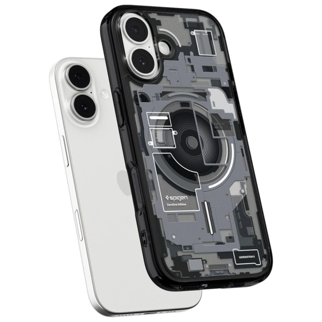 Etui Ochronne do iPhone 17 Spigen Ultra Hybrid Mag MagSafe Zero One Czarny