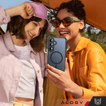 Samsung Galaxy S25 Case Alogy Matte HybridMag™️ MagSafe Case Matte Black
