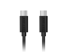 Choetech kábel 2x usb-c typ c 3A macbook čierny