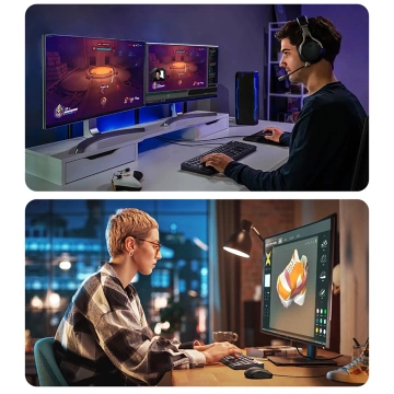 Дротова клавіатура Ugreen KU004 90875 1,5 м для Windows / MacOS - чорна