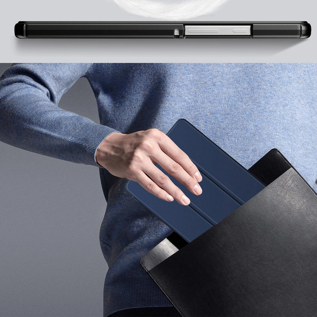 Чохол для Samsung Galaxy Tab A9 2023 8.7" X110 / X115 Tablet Cover Case Alogy Book Cover Navy Blue Glass