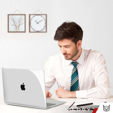 Tvrdé puzdro Alogy pre Apple MacBook Air 13 M1 2021 Transparent