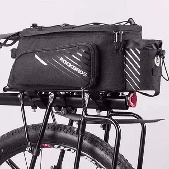 Rockbros A9-BK Bike Bag For Rack 12L Black Reflective