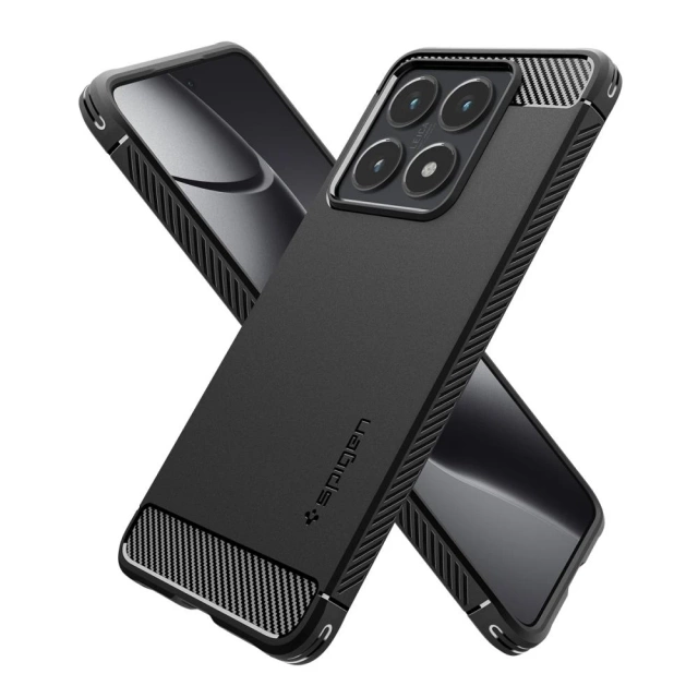 Etui Spigen Rugged Armor do Xiaomi 14T Pro Matte Black
