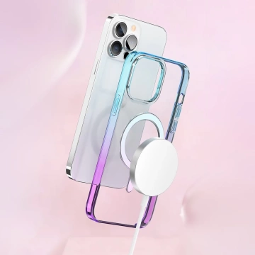 Магнітний чохол Kingxbar PQY Gradient Series для iPhone 13 Pro Max Housing Clear Cover (сумісний з MagSafe)