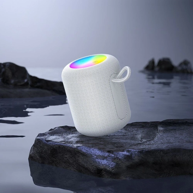 HOCO HC30 Bluetooth Speaker 5W RGB LED Gray Portable