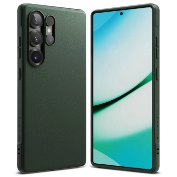 Pouzdro na Samsung Galaxy S25 Ultra s kroužkem Onyx Dark Green